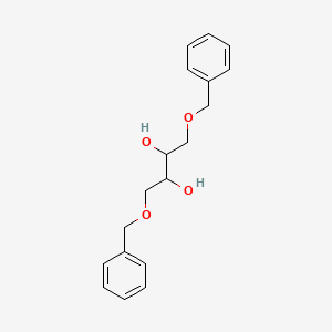 molecular formula C18H22O4 B8797558 1,4-Bis(benzyloxy)butane-2,3-diol 