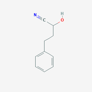 molecular formula C10H11NO B8797721 2-Hydroxy-4-phenylbutanenitrile CAS No. 53279-92-8