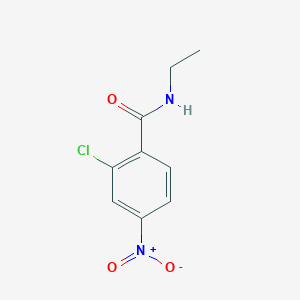 molecular formula C9H9ClN2O3 B8797742 2-chloro-N-ethyl-4-nitrobenzamide CAS No. 90649-55-1