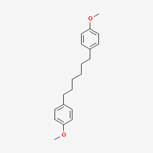 molecular formula C20H26O2 B8797765 1-Methoxy-4-[6-(4-methoxyphenyl)hexyl]benzene CAS No. 4280-58-4
