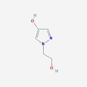 molecular formula C5H8N2O2 B8797787 1-(2-hydroxyethyl)-1H-pyrazol-4-ol 