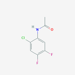 molecular formula C8H6ClF2NO B8797808 N-(2-chloro-4,5-difluorophenyl)acetamide 