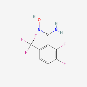 2,3-Difluoro-N-hydroxy-6-(trifluoromethyl)benzimidamide
