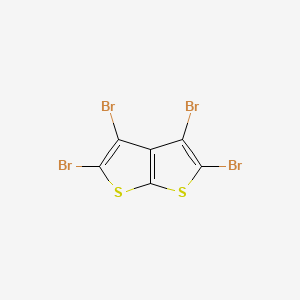 molecular formula C6Br4S2 B8797839 Thieno(2,3-b)thiophene, 2,3,4,5-tetrabromo- CAS No. 53255-86-0