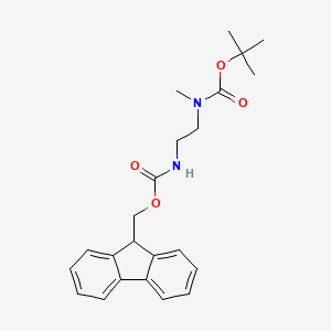 molecular formula C23H28N2O4 B8797874 N1-Boc-N2-Fmoc-N1-methyl-1,2-ethanediamine 