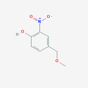 molecular formula C8H9NO4 B8797885 4-[(Methyloxy)methyl]-2-nitrophenol 