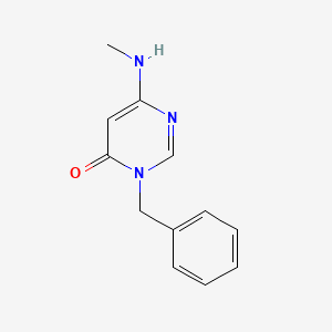3-Benzyl-6-(methylamino)pyrimidin-4(3H)-one