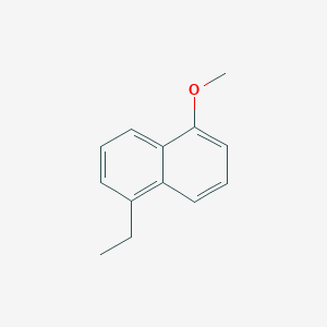 molecular formula C13H14O B8797940 1-Ethyl-5-methoxynaphthalene 