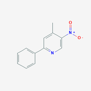 molecular formula C12H10N2O2 B8798005 4-Methyl-5-nitro-2-phenylpyridine CAS No. 920978-99-0