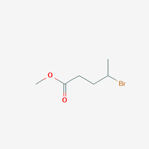 molecular formula C6H11BrO2 B8798012 Methyl 4-bromopentanoate 