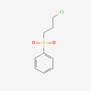 molecular formula C9H11ClO2S B8798037 1-Chloro-3-benzenesulfonyl propane 