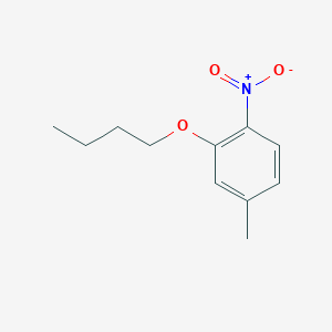 molecular formula C11H15NO3 B8798049 2-Butoxy-4-methyl-1-nitrobenzene CAS No. 101212-86-6
