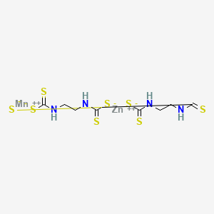 molecular formula C4H6N2S4Mn . C4H6N2S4Zn<br>C8H12MnN4S8Zn B8798085 Dithane 
