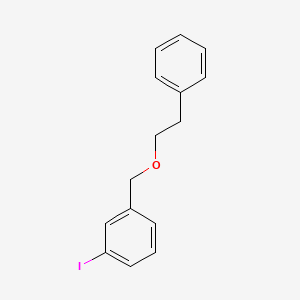 molecular formula C15H15IO B8798090 1-Iodo-3-(phenethoxymethyl)benzene 