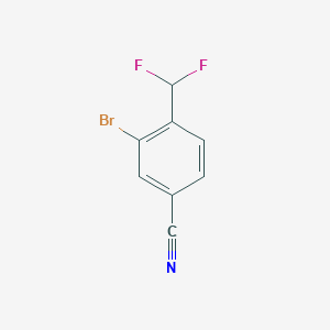 3-Bromo-4-(difluoromethyl)benzonitrile