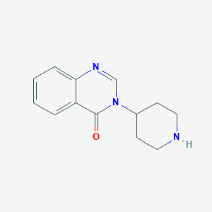 molecular formula C13H15N3O B8798167 3-(piperidin-4-yl)quinazolin-4(3H)-one 
