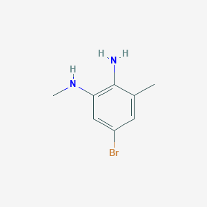 molecular formula C8H11BrN2 B8798381 5-Bromo-N1,3-dimethylbenzene-1,2-diamine 