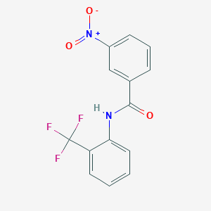 3-nitro-N-[2-(trifluoromethyl)phenyl]benzamide