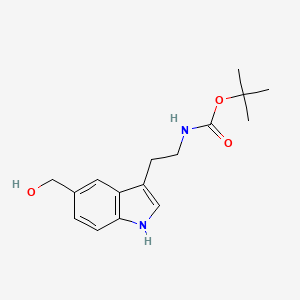 tert-Butyl (2-(5-(hydroxymethyl)-1H-indol-3-yl)ethyl)carbamate