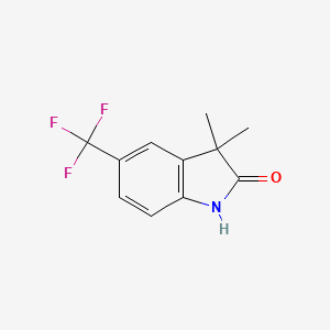 3,3-Dimethyl-5-(trifluoromethyl)indolin-2-one