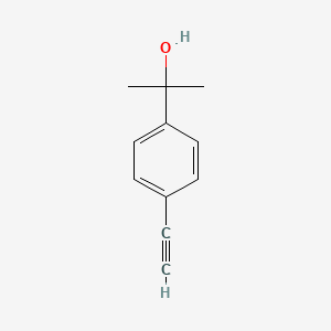 molecular formula C11H12O B8798456 2-(4-Ethynylphenyl)propan-2-ol 