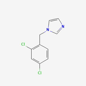 molecular formula C10H8Cl2N2 B8798491 1-(2,4-dichlorobenzyl)-1H-imidazole 
