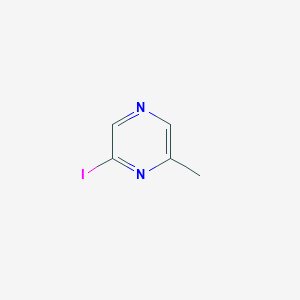 molecular formula C5H5IN2 B8798506 2-Iodo-6-methylpyrazine CAS No. 58139-06-3