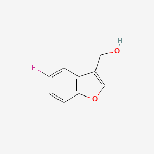 molecular formula C9H7FO2 B8798567 (5-Fluorobenzofuran-3-yl)methanol 