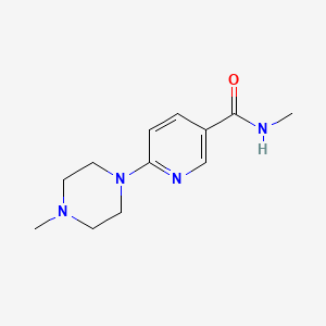 N-METHYL-6-(4-METHYL-PIPERAZIN-1-YL)-NICOTINAMIDE