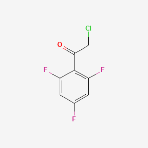 molecular formula C8H4ClF3O B8798585 2-Chloro-1-(2,4,6-trifluorophenyl)ethan-1-one CAS No. 223785-96-4