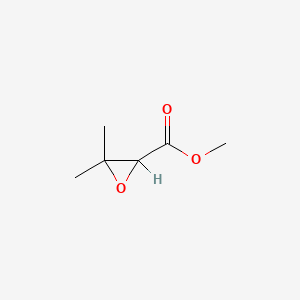molecular formula C6H10O3 B8798650 Methyl 3,3-dimethyloxirane-2-carboxylate 