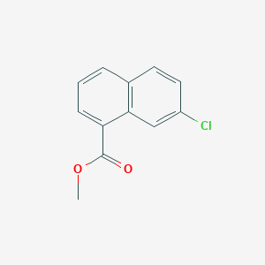 molecular formula C12H9ClO2 B8799001 Methyl 7-chloronaphthalene-1-carboxylate CAS No. 5471-31-8