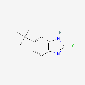 molecular formula C11H13ClN2 B8799035 5-tert-butyl-2-chloro-1H-benzo[d]imidazole 