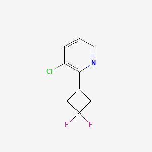molecular formula C9H8ClF2N B8799039 3-Chloro-2-(3,3-difluorocyclobutyl)pyridine 