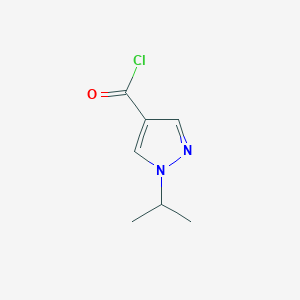 molecular formula C7H9ClN2O B8799126 1-isopropyl-1H-pyrazole-4-carbonyl chloride 