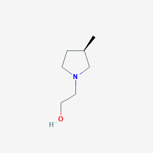 molecular formula C7H15NO B8799212 (R)-2-(3-Methylpyrrolidin-1-YL)ethanol 