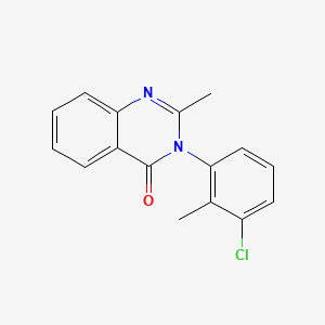4(3H)-Quinazolinone, 3-(3-chloro-2-methylphenyl)-2-methyl-
