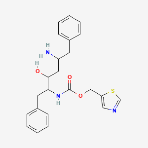 5-amino-2-(N-((5-thiazolyl)methoxycarbonyl)amino)-1,6-diphenyl-3-hydroxyhexane