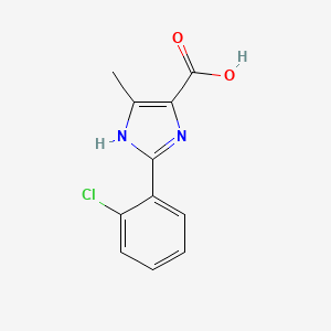 B8799315 2-(2-Chlorophenyl)-5-methyl-1h-imidazole-4-carboxylic acid CAS No. 725743-28-2