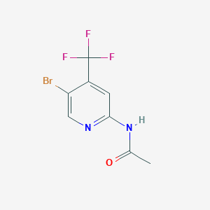 N-(5-Bromo-4-(trifluoromethyl)pyridin-2-yl)acetamide