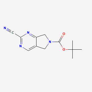 tert-Butyl 2-cyano-5H-pyrrolo[3,4-d]pyrimidine-6(7H)-carboxylate