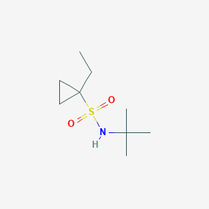 N-(Tert-butyl)-1-ethylcyclopropane-1-sulfonamide