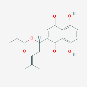 molecular formula C20H22O6 B8799368 Isobutylshikonin 