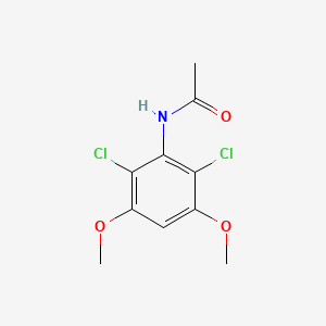 molecular formula C10H11Cl2NO3 B8799388 N-(2,6-dichloro-3,5-dimethoxyphenyl)acetamide 