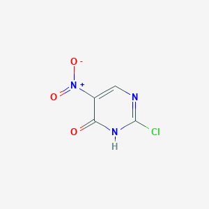 molecular formula C4H2ClN3O3 B8799476 2-Chloro-5-nitropyrimidin-4(1H)-one 