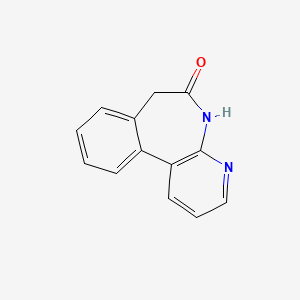 molecular formula C13H10N2O B8799511 5,7-Dihydropyrido[2,3-d][3]benzazepin-6-one 