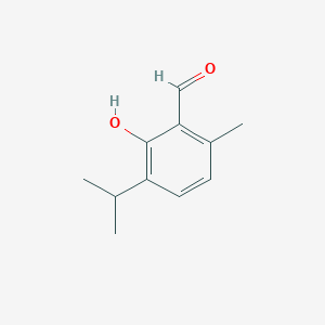 B8799526 2-Hydroxy-3-isopropyl-6-methylbenzaldehyde CAS No. 1666-00-8