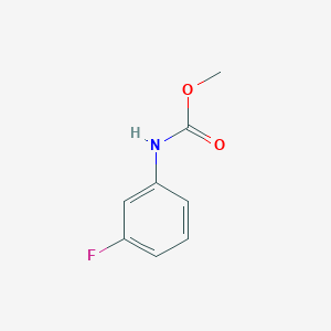 molecular formula C8H8FNO2 B8799581 Methyl (3-fluorophenyl)carbamate CAS No. 72755-13-6