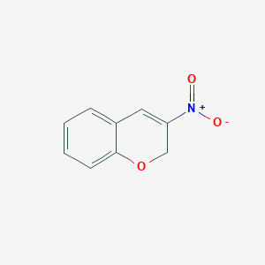 molecular formula C9H7NO3 B8799616 3-nitro-2H-chromene CAS No. 92210-53-2