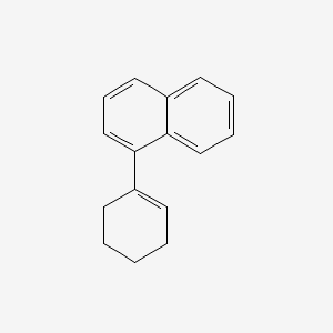 molecular formula C16H16 B8799724 1-(1-Cyclohexen-1-yl)naphthalene CAS No. 40358-51-8